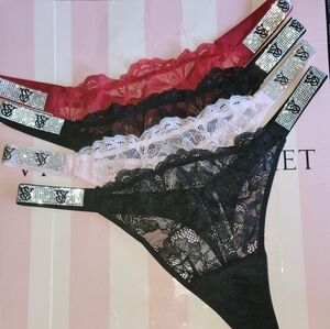 Victoria Secret Brazilian panties Lot size Large NWT
